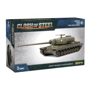 Clash of Steel: Tabletop Tank Battles - American T29 Super-Heavy Platoon